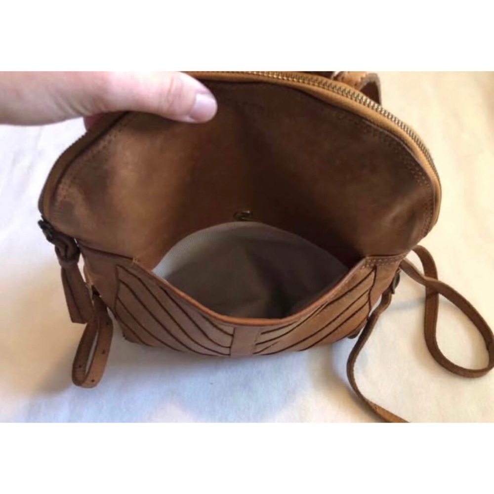 Margot New York Soft Tan Leather Backpack - Picture 4 of 10